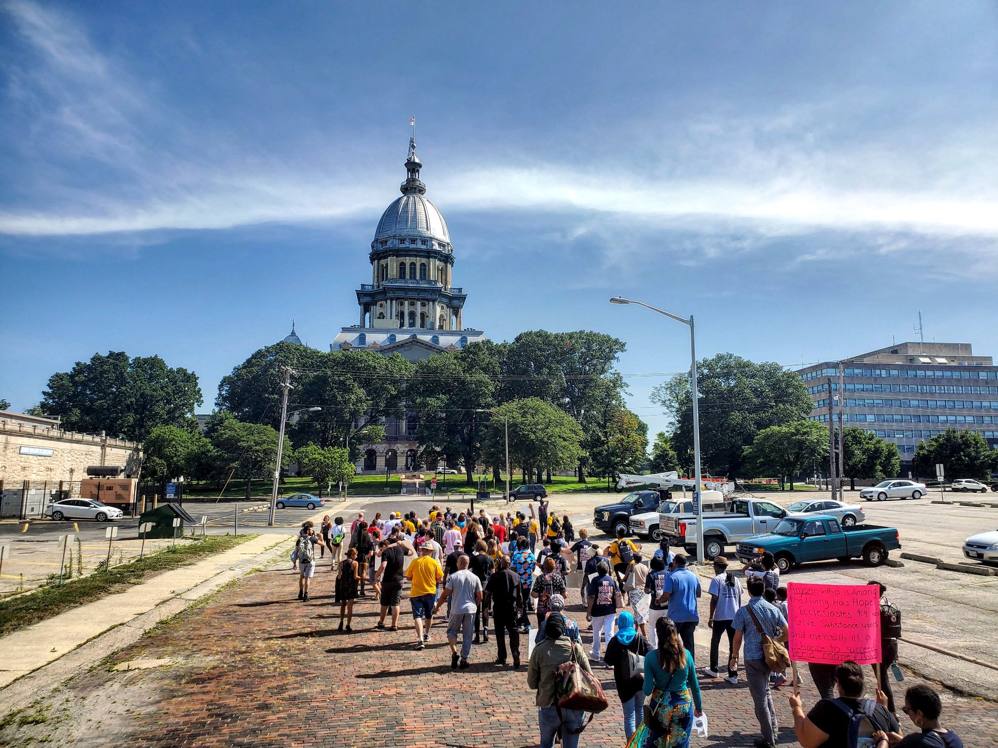 Illinois Network for Pretrial Justice March on the Illinois State Capitol – july 2019